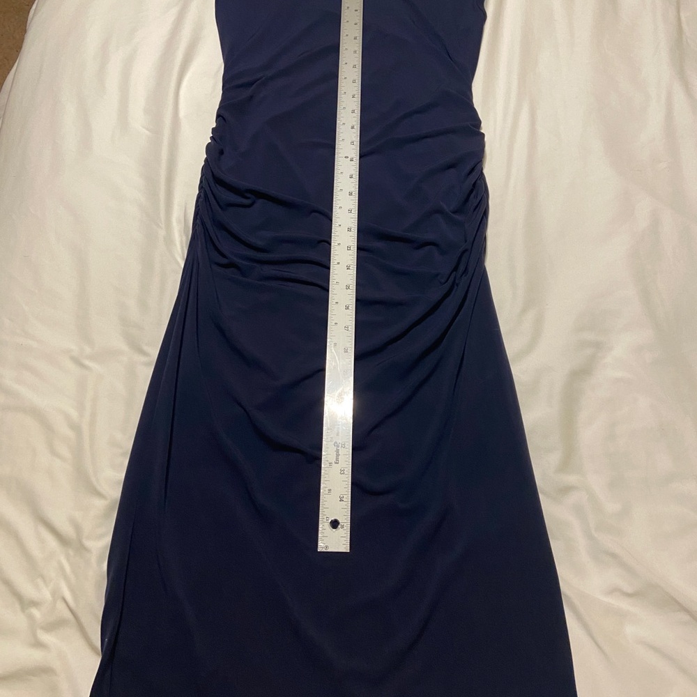 Banana Republic Women’s Navy Blue Mid Stretchy Sleeveless Dress Size M EUC - Picture 9 of 10